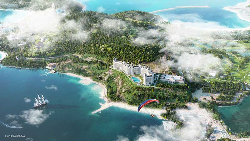 View toàn cảnh dự án Vinoasis Nha Trang Vinpearl Island