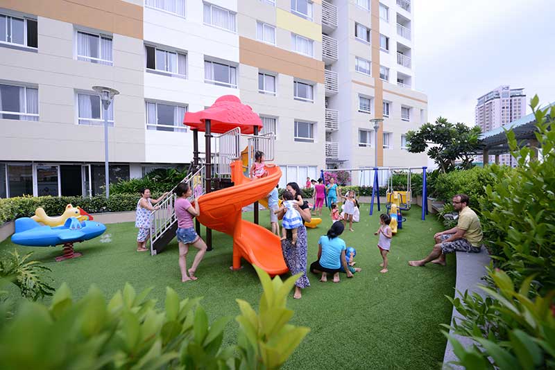 Khu vui chơi cho trẻ em ngoài trời tại dự án Tropic Garden
