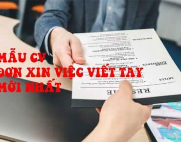 Hướng dẫn cách viết Mẫu CV xin việc