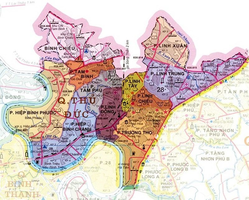 Bản đồ TP HCM theo các quận mới nhất [hienthinam] 15