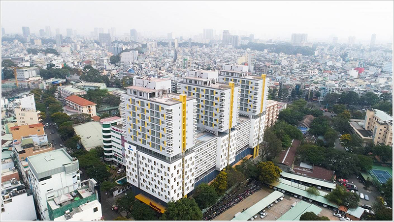 Hình ảnh thực tế dự án cho thuê căn hộ Charmington Cao Thắng