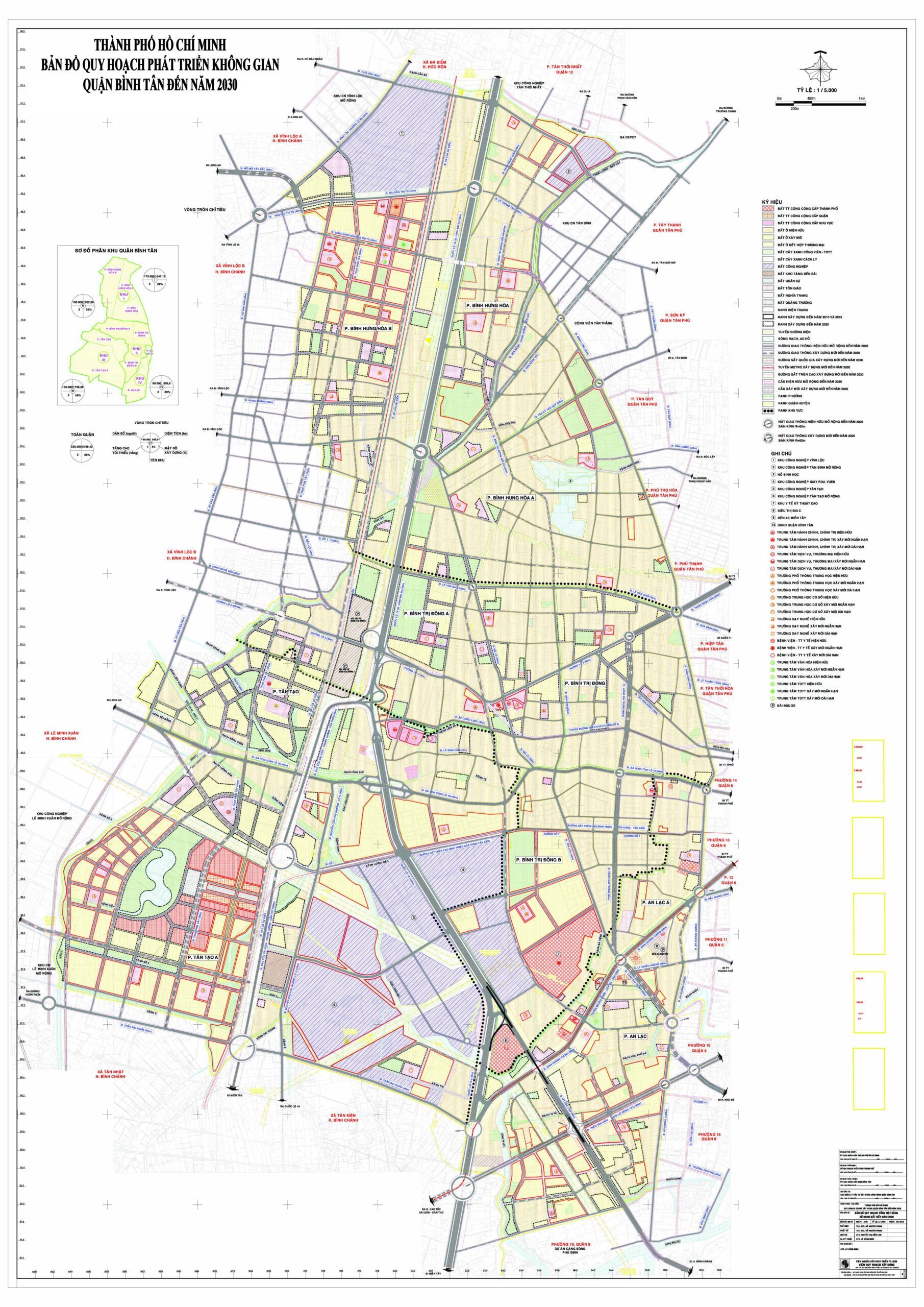 Bản đồ quy hoạch Bình Tân đến năm 2021