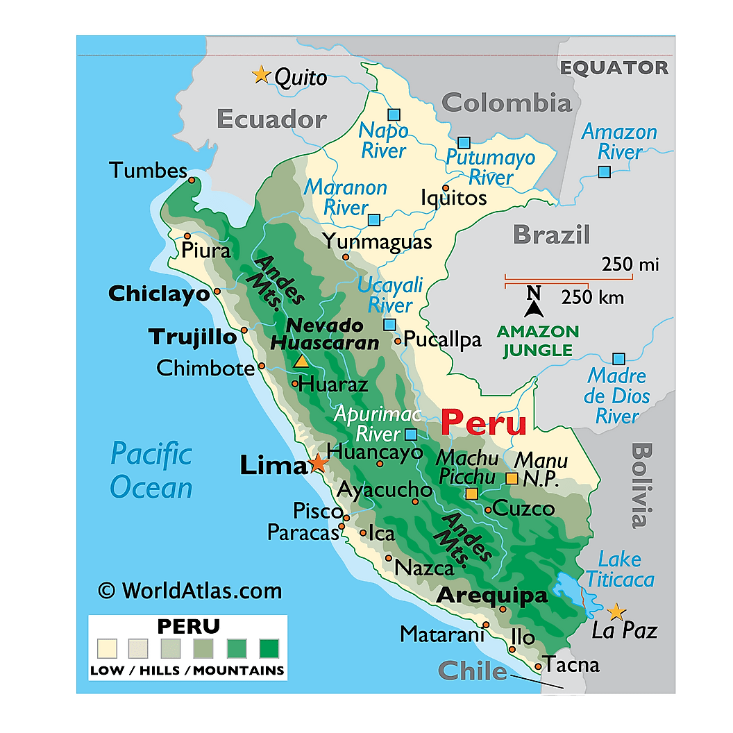 [Update] Bản đồ hành chính đất nước Peru (Peru Map) phóng to năm 2022 16