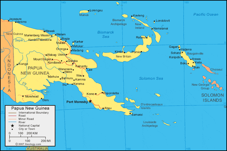 [Update] Bản đồ nước Papua New Guinea (Papua New Guinea Map) phóng to năm 2022 14