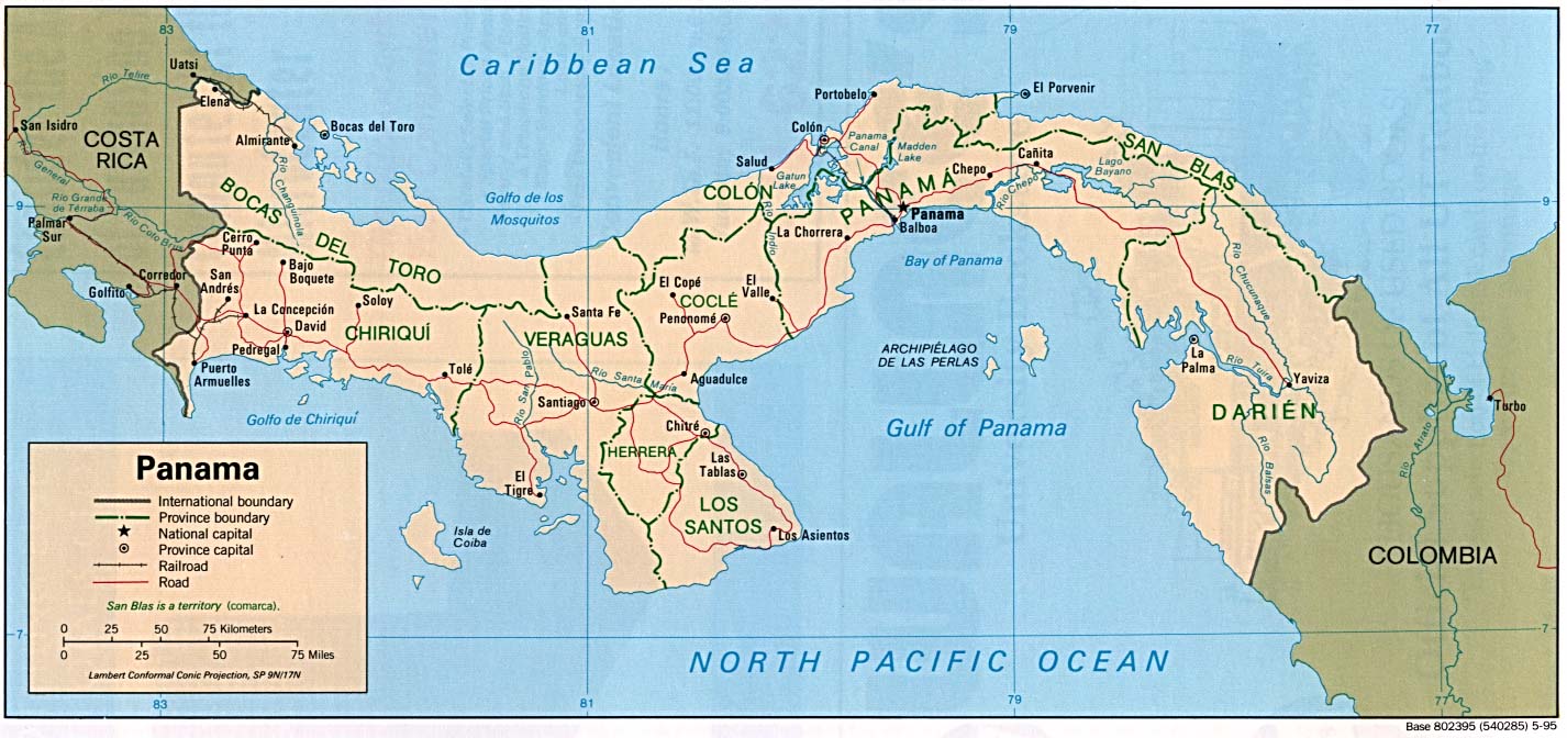 [Update] Bản đồ hành chính đất nước Panama (Panama Map) phóng to năm 2022 14