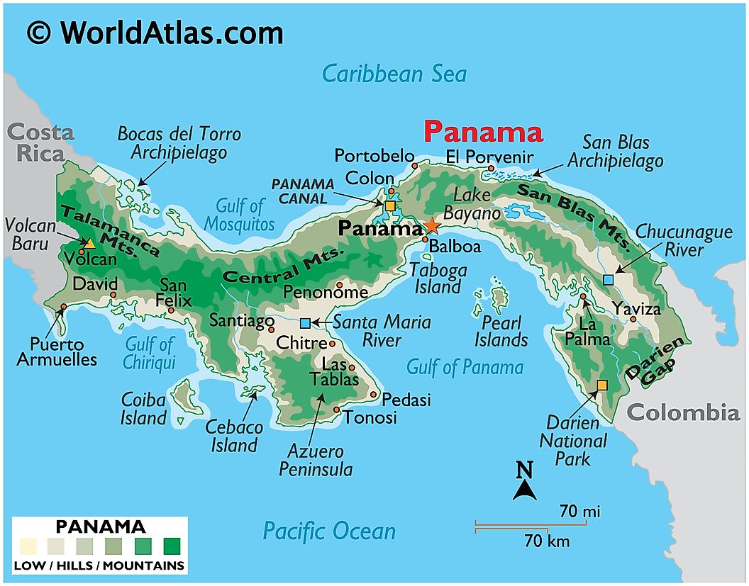 [Update] Bản đồ hành chính đất nước Panama (Panama Map) phóng to năm 2022 16