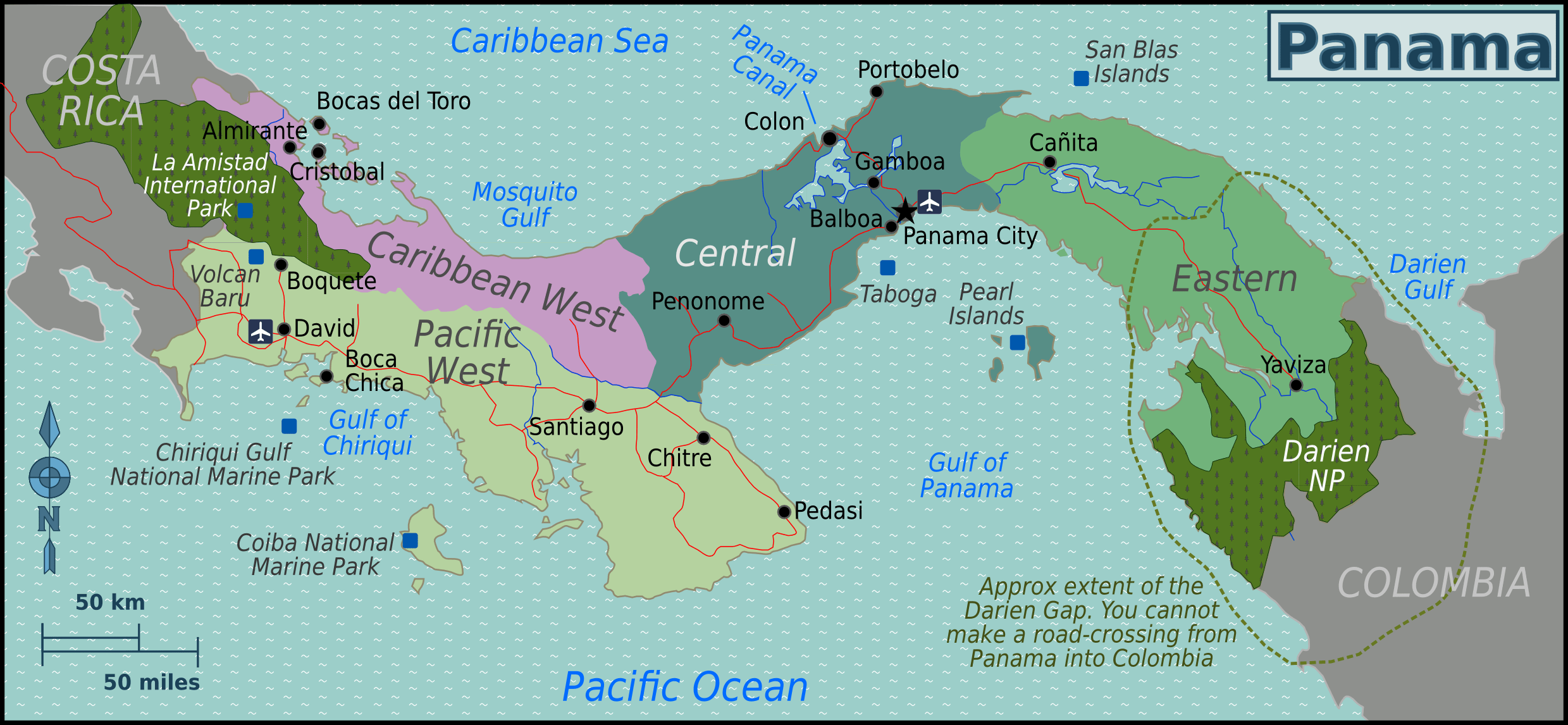 [Update] Bản đồ hành chính đất nước Panama (Panama Map) phóng to năm 2022 19