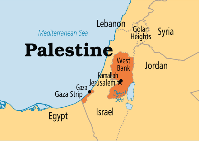 [Update] Bản đồ hành chính đất nước Palestine (Palestine Map) phóng to năm 2022 14