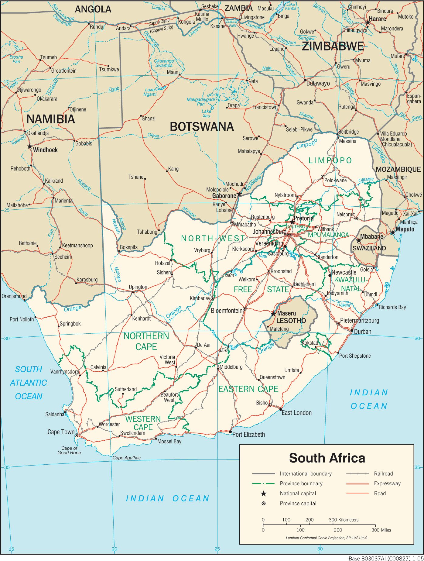 [Update] Bản đồ Cộng hòa Nam Phi khổ lớn phóng to năm 2022 21