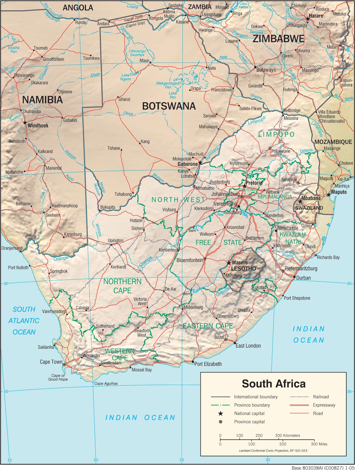 [Update] Bản đồ Cộng hòa Nam Phi khổ lớn phóng to năm 2022 22