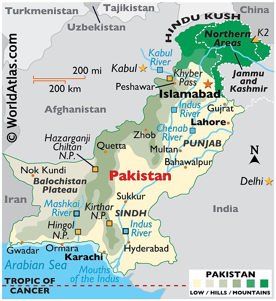 [Update] Bản đồ hành chính đất nước Pakistan (Pakistan Map) phóng to năm 2022 15