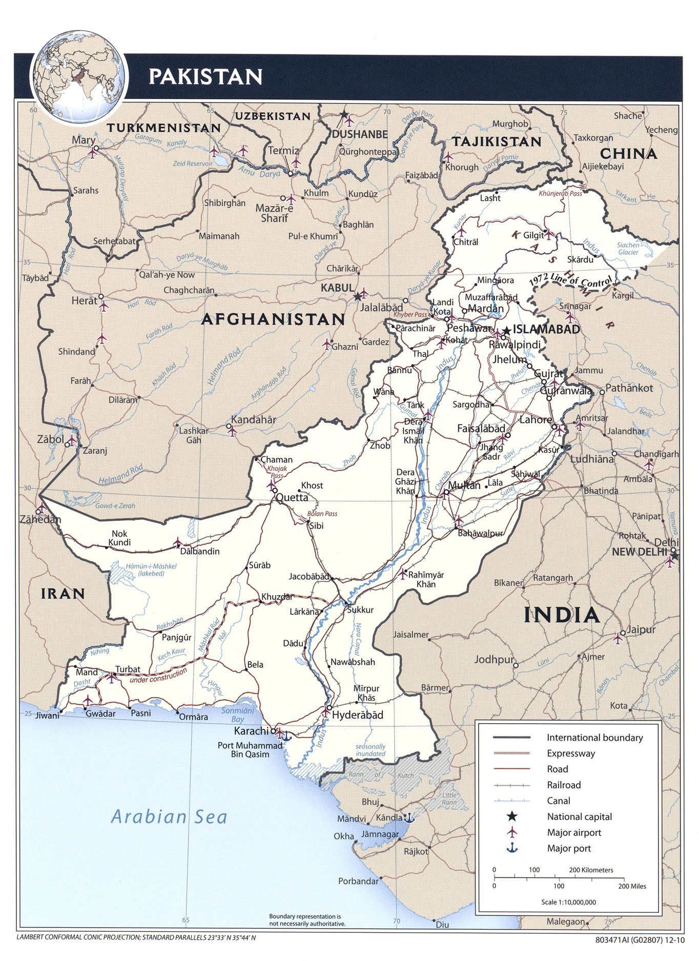 [Update] Bản đồ hành chính đất nước Pakistan (Pakistan Map) phóng to năm 2022 20