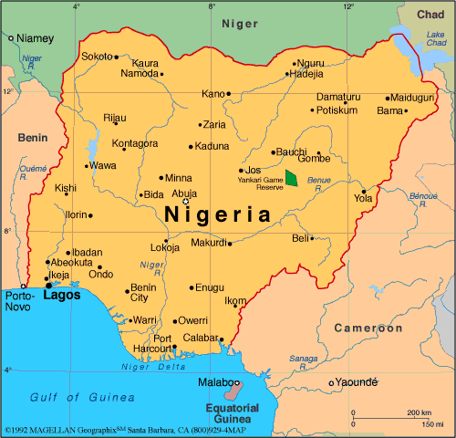 [Update] Bản đồ hành chính đất nước Nigeria (Nigeria Map) phóng to năm 2022 15