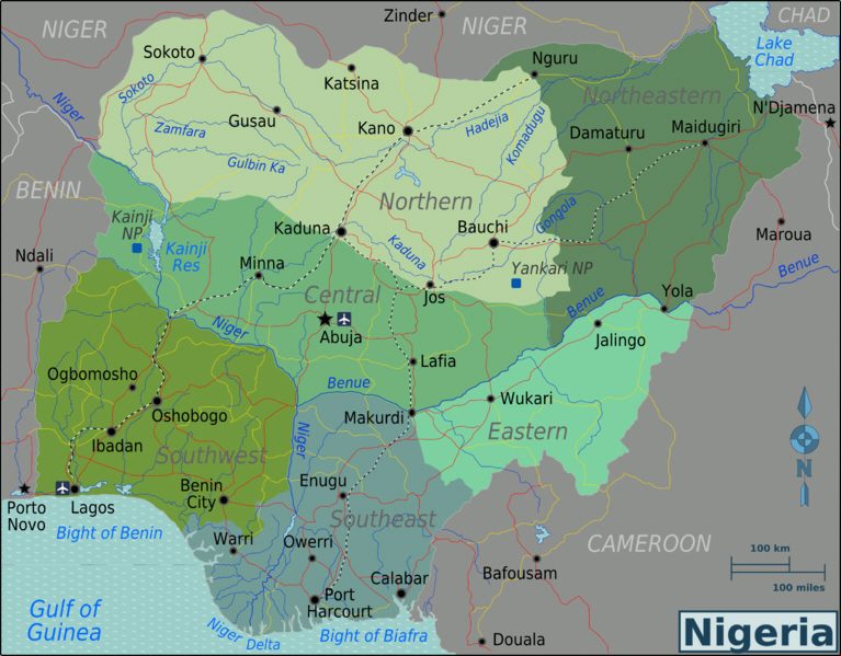 [Update] Bản đồ hành chính đất nước Nigeria (Nigeria Map) phóng to năm 2022 19