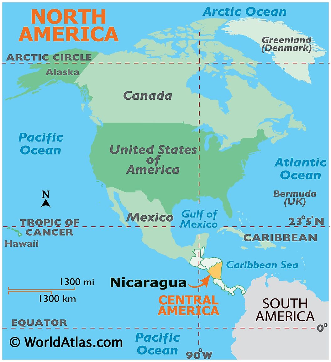 [Update] Bản đồ hành chính đất nước Nicaragua (Nicaragua Map) phóng to 16