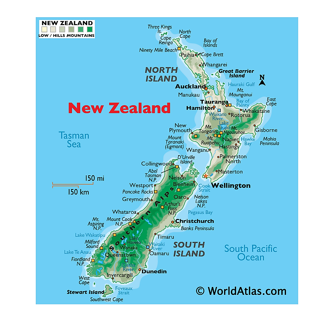 [Update] Bản đồ hành chính đất nước New Zealand (New Zealand Map) phóng to năm 2022 24