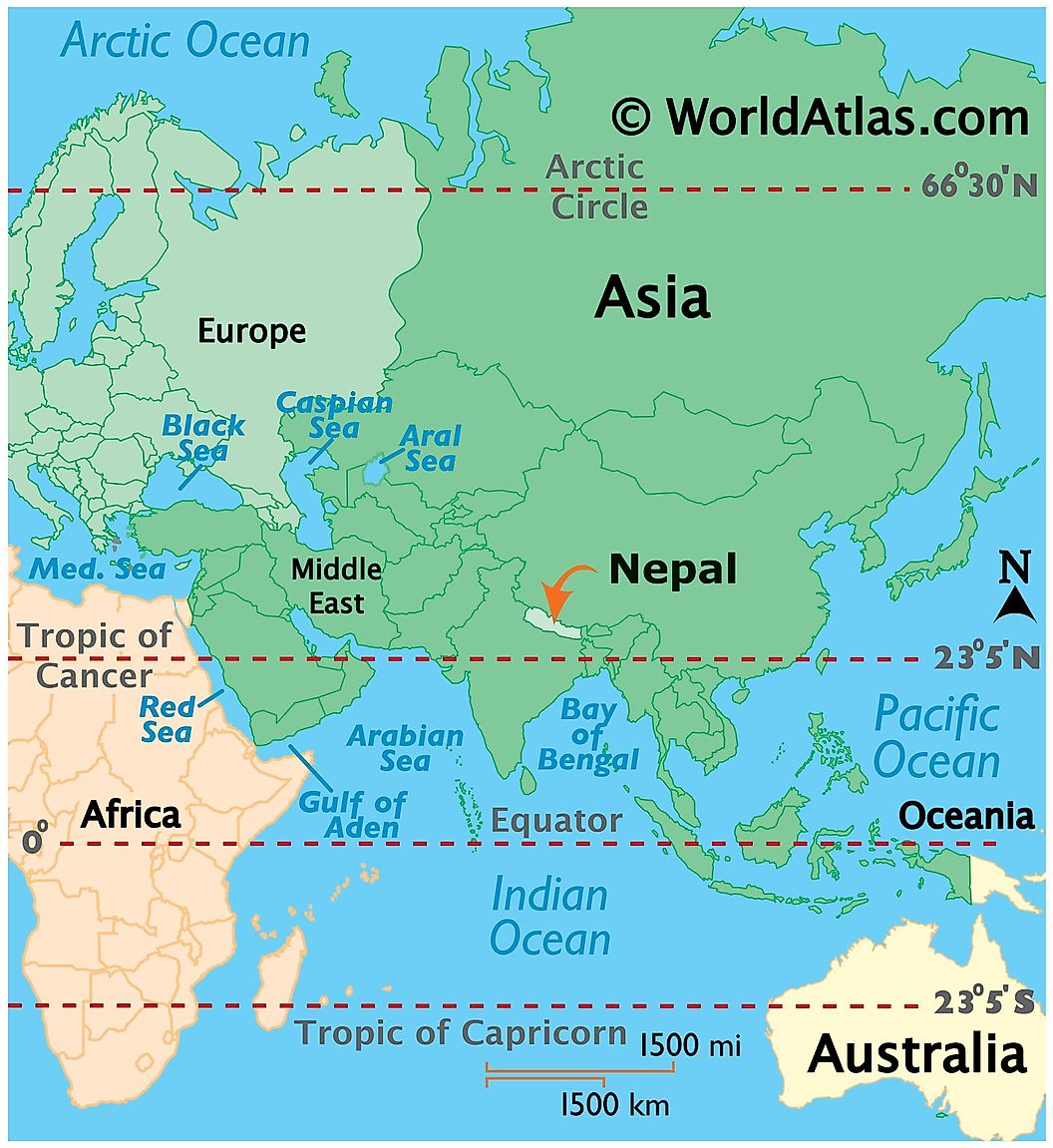 [Update] Bản đồ hành chính đất nước Nepal (Nepal Map) phóng to năm 2022 21