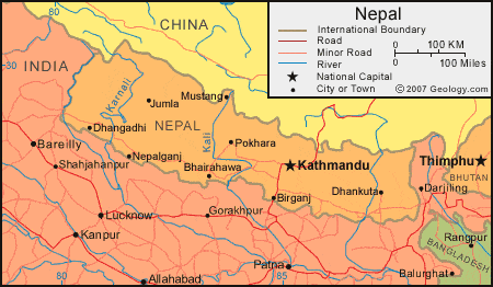 [Update] Bản đồ hành chính đất nước Nepal (Nepal Map) phóng to năm 2022 24