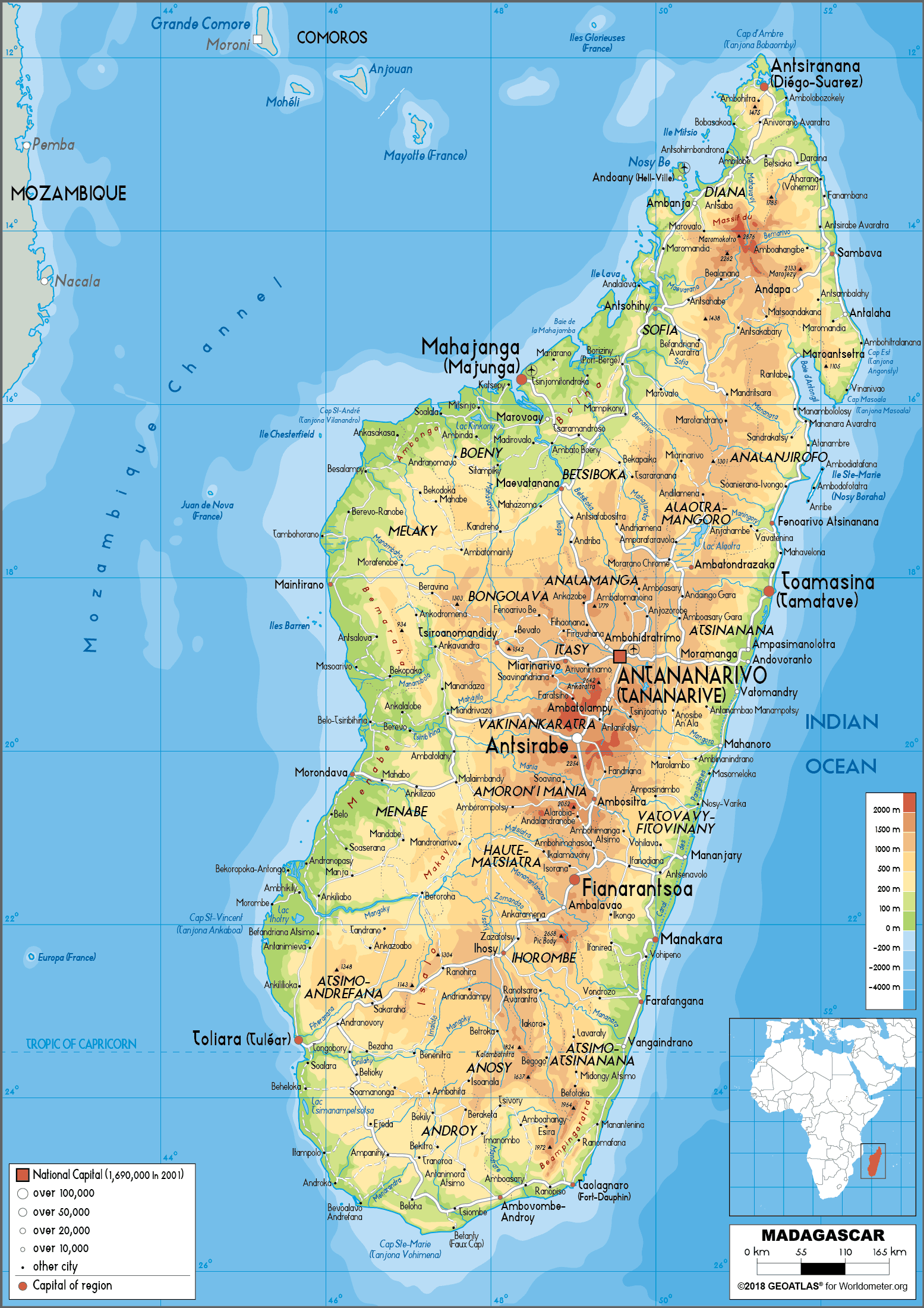 [Update] Bản đồ hành chính đất nước Madagascar (Madagascar Map) phóng to năm 2022 31