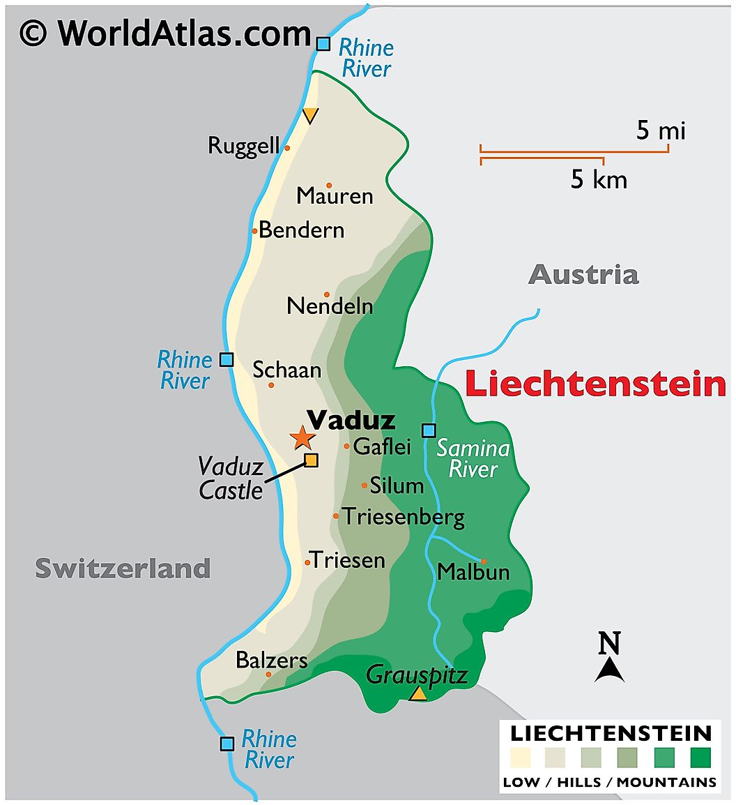 [Update] Bản đồ hành chính đất nước Liechtenstein (Liechtenstein Map) phóng to năm 2022 17