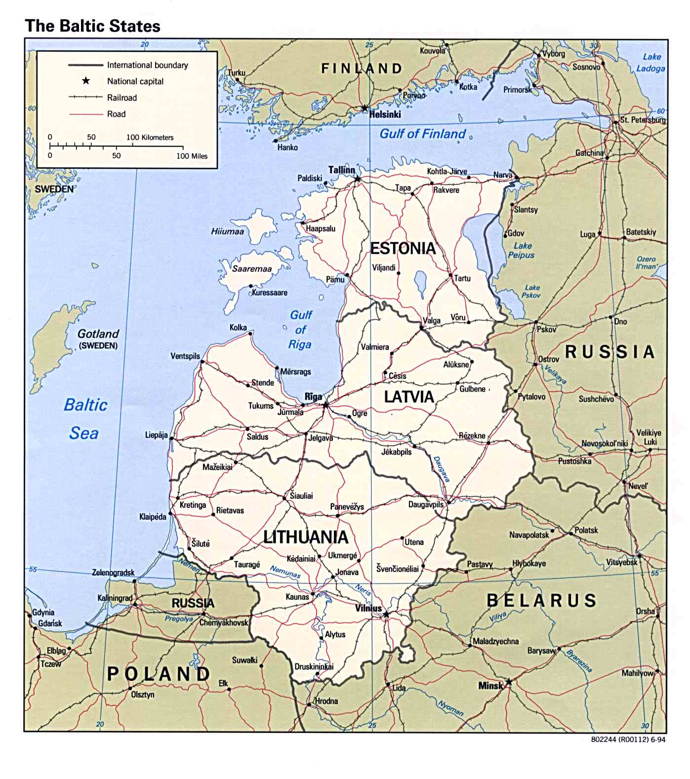 [Update] Bản đồ hành chính đất nước Latvia (Latvia Map) phóng to năm 2022 23