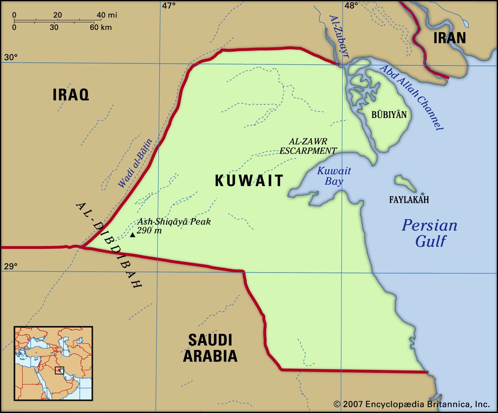 [Update] Bản đồ hành chính đất nước Kuwait (Kuwait Map) phóng to năm 2022 15