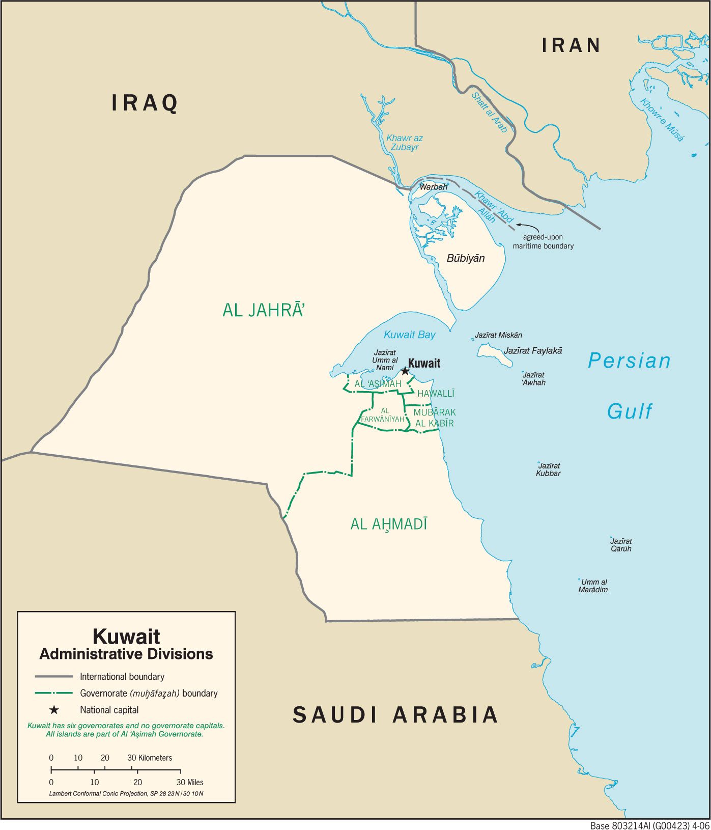 [Update] Bản đồ hành chính đất nước Kuwait (Kuwait Map) phóng to năm 2022 22
