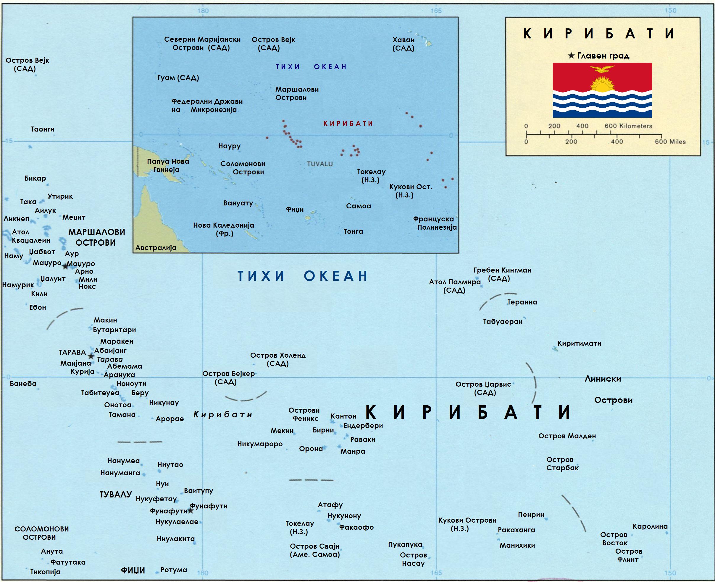 [Update] Bản đồ hành chính đất nước Kiribati (Kiribati Map) phóng to năm 2022 22