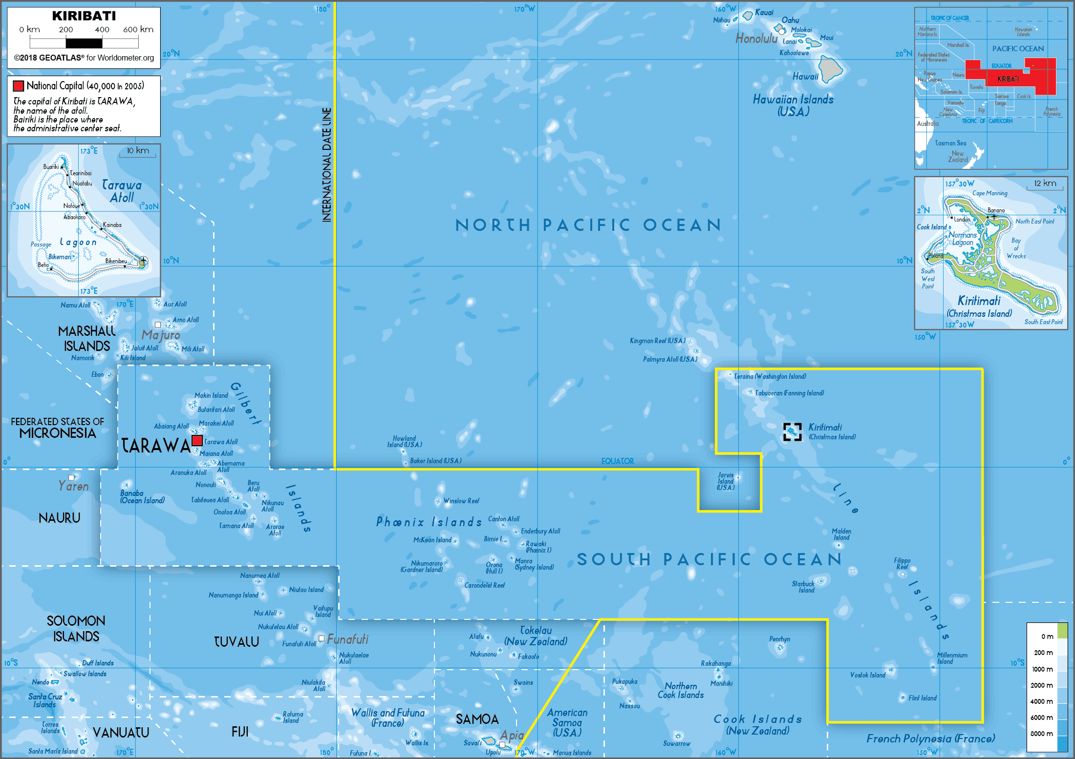 [Update] Bản đồ hành chính đất nước Kiribati (Kiribati Map) phóng to năm 2022 26