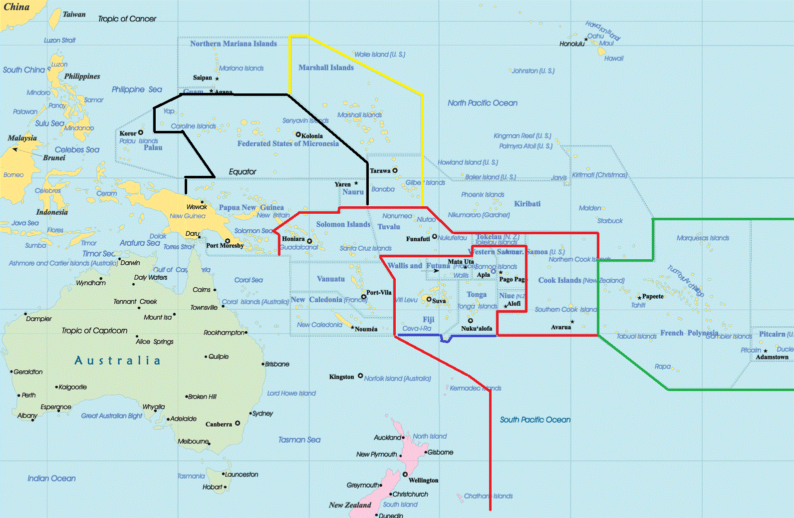 [Update] Bản đồ hành chính đất nước Kiribati (Kiribati Map) phóng to năm 2022 27