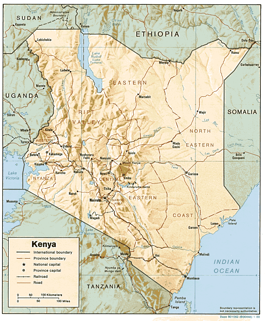 [Update] Bản đồ hành chính đất nước Kenya (Kenya Map) phóng to năm 2022 24