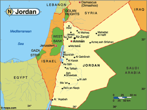 [Update] ​​​​​​​Bản đồ đất nước Jordan (Jordan Map) phóng to năm 2022 16