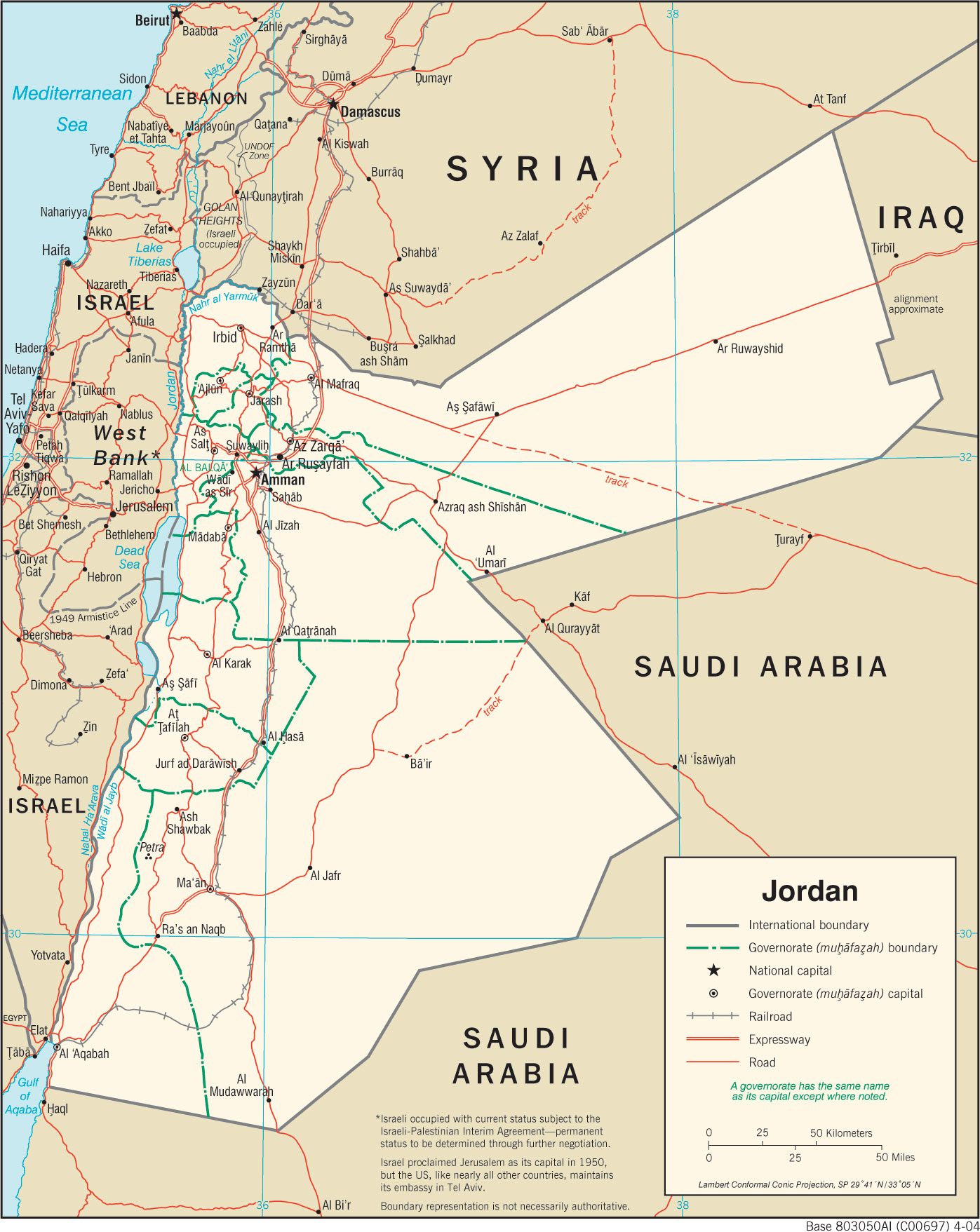 [Update] ​​​​​​​Bản đồ đất nước Jordan (Jordan Map) phóng to năm 2022 22