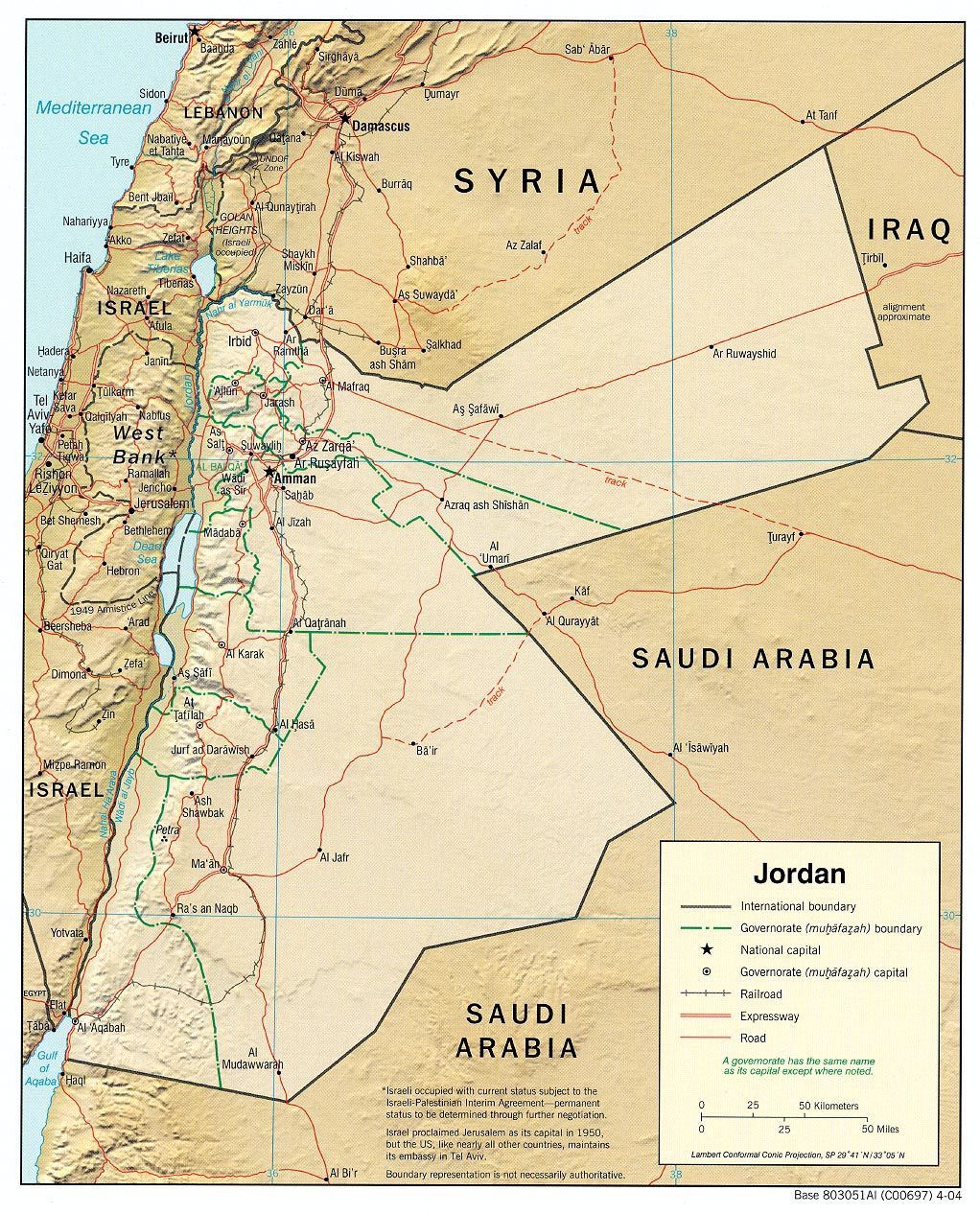 [Update] ​​​​​​​Bản đồ đất nước Jordan (Jordan Map) phóng to năm 2022 24