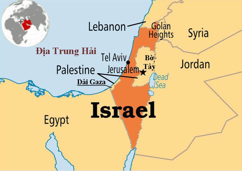 [Update] Bản đồ hành chính đất nước Israel (Israel Map) phóng to năm 2022 15