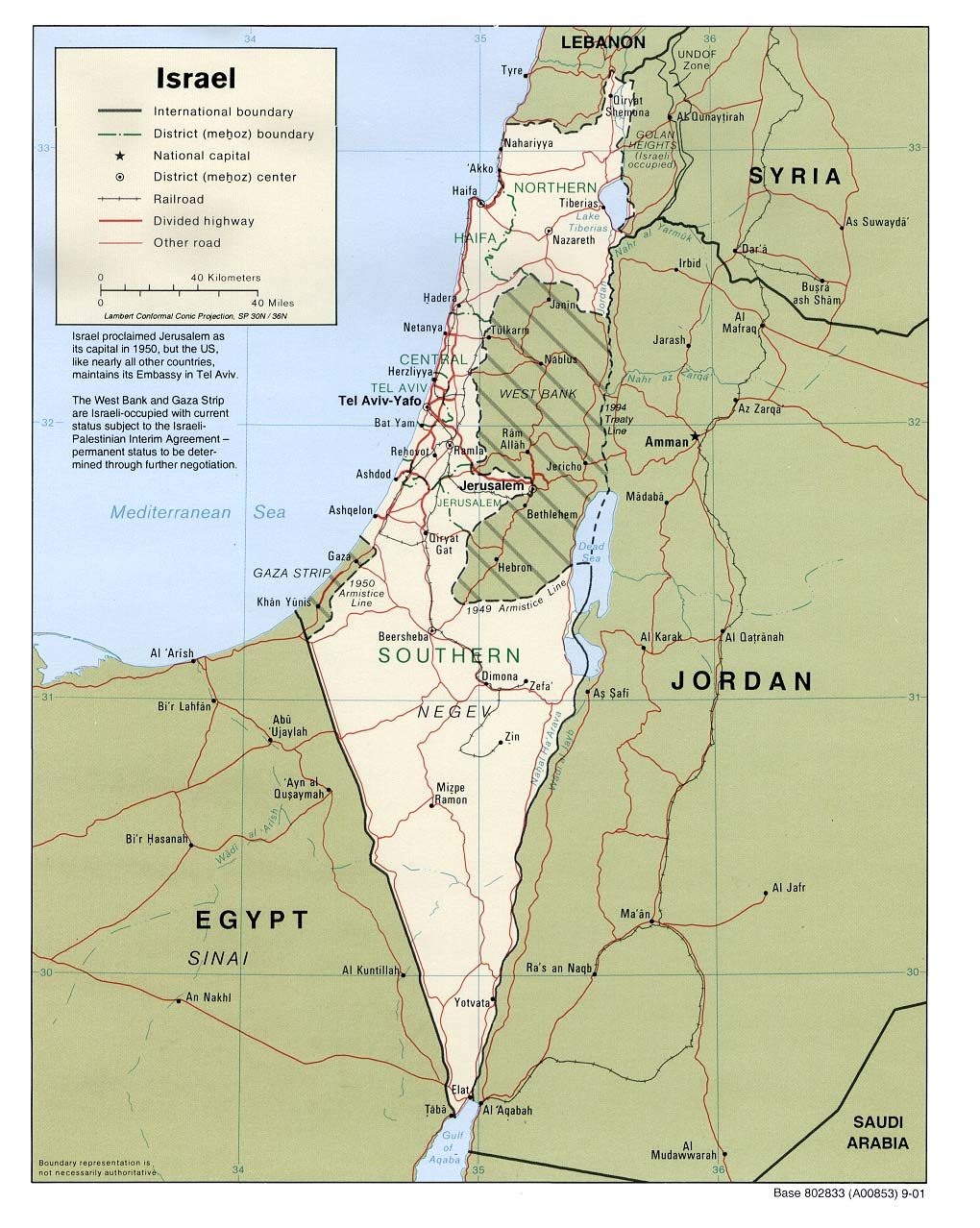 [Update] Bản đồ hành chính đất nước Israel (Israel Map) phóng to năm 2022 19