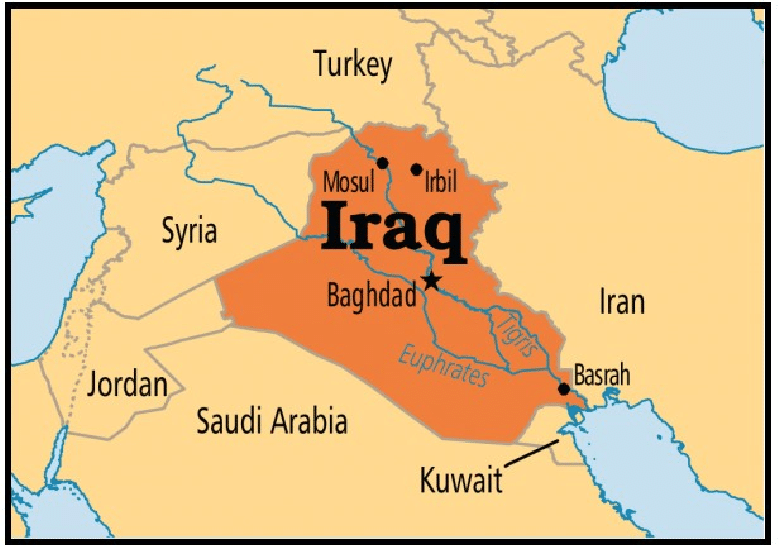 [Update] Bản đồ hành chính đất nước Iraq (Iraq Map) phóng to năm 2022 19