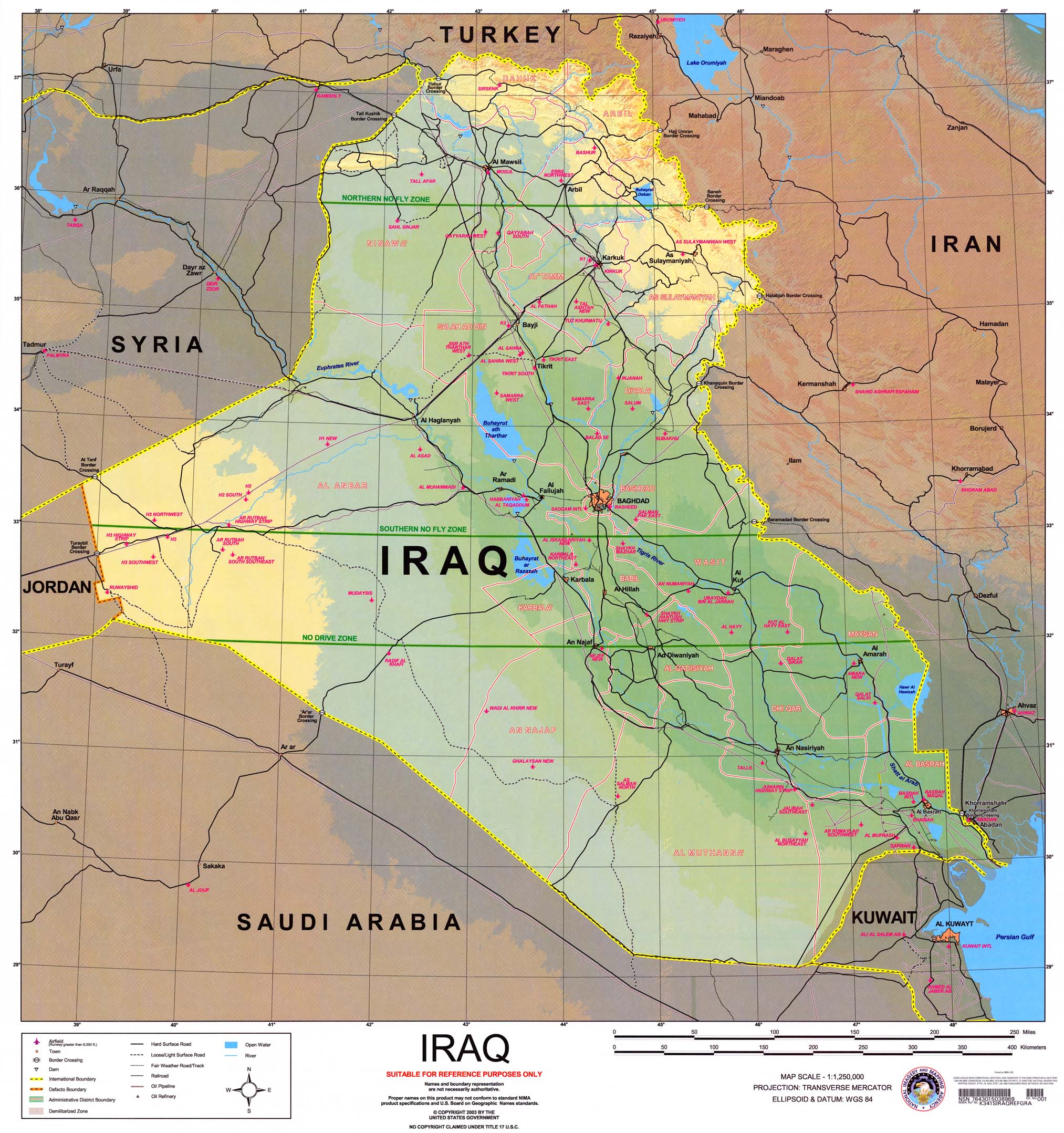 [Update] Bản đồ hành chính đất nước Iraq (Iraq Map) phóng to năm 2022 30