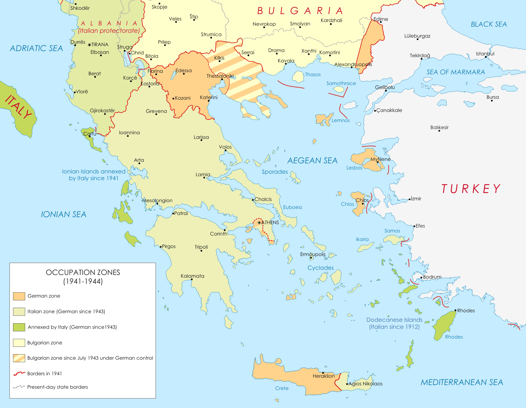[Update] Bản đồ nước Hy Lạp (GREECE) khổ lớn phóng to năm 2022 24