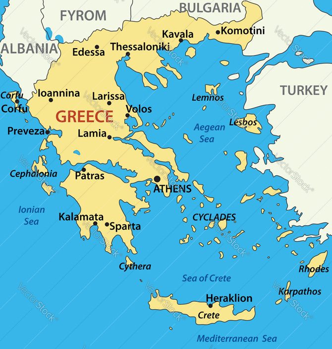 [Update] Bản đồ nước Hy Lạp (GREECE) khổ lớn phóng to năm 2022 34