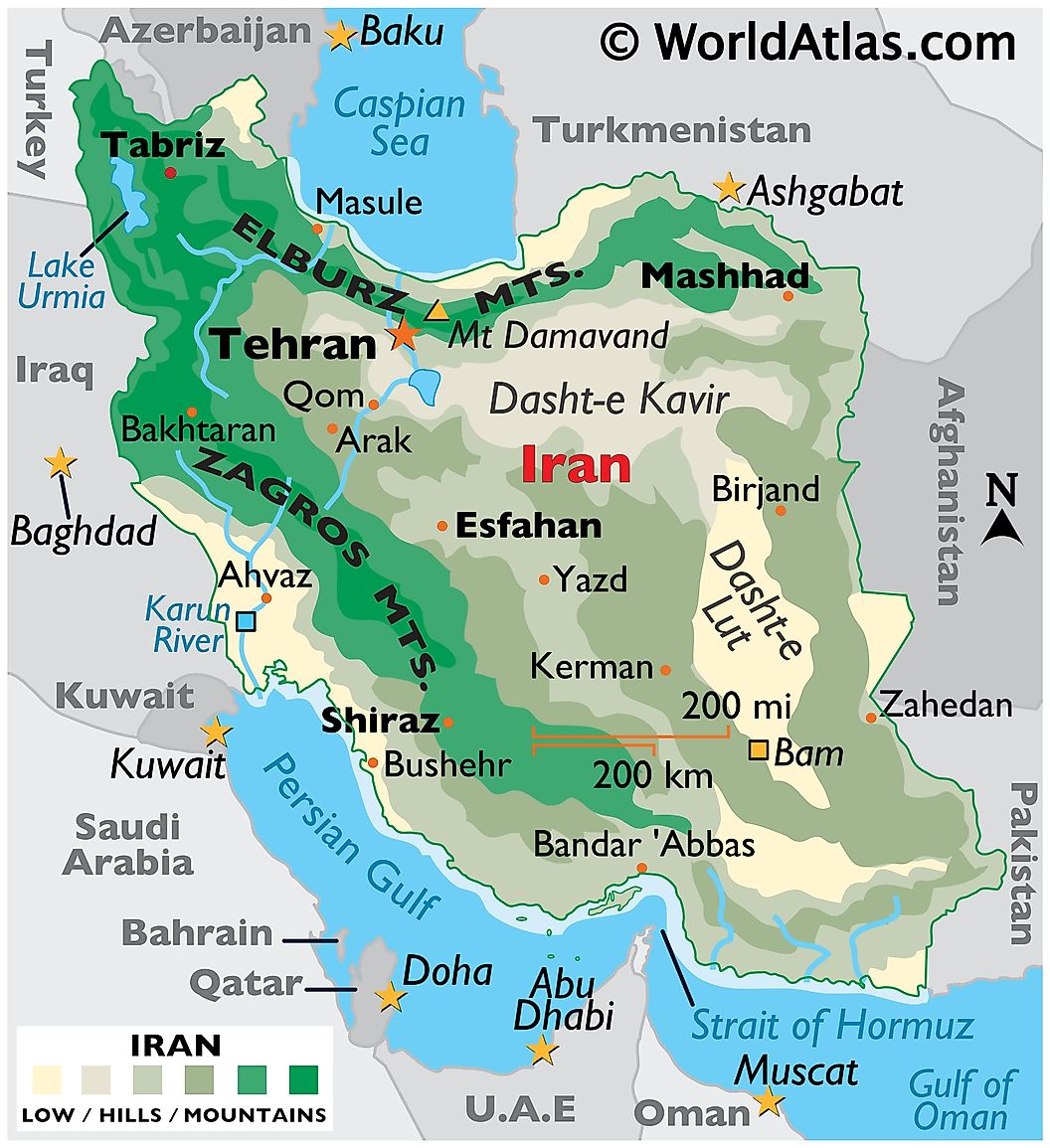 [Update] Bản đồ hành chính đất nước Iran (Iran Map) phóng to năm 2022 19