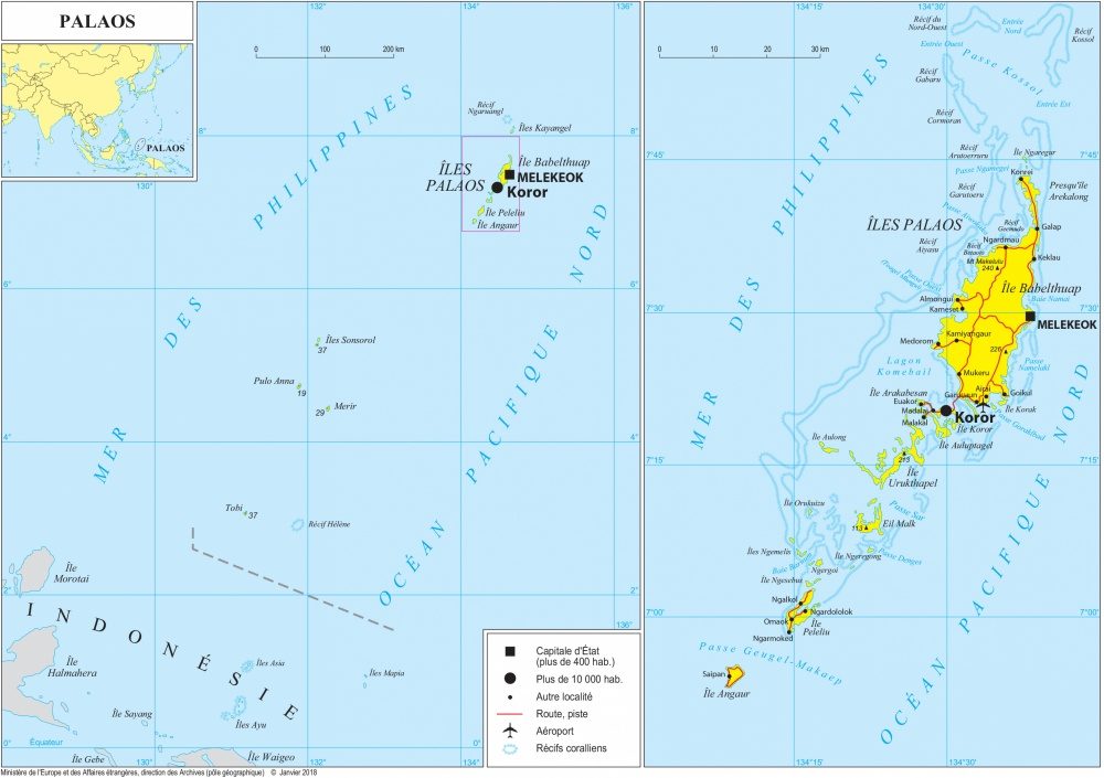 [Update] Bản đồ hành chính đất nước Palau (Palau Map) phóng to năm 2022 17