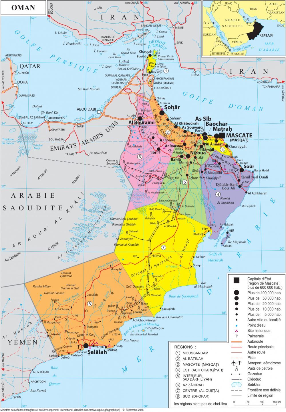 [Update] Bản đồ hành chính đất nước Oman (Oman Map) phóng to năm 2022 26
