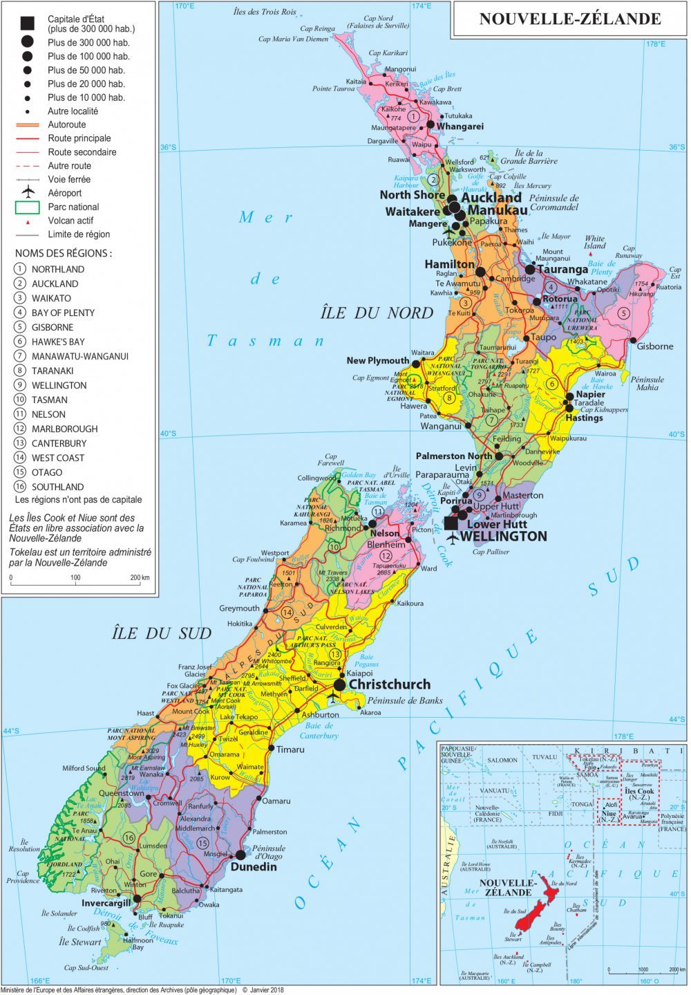 [Update] Bản đồ hành chính đất nước New Zealand (New Zealand Map) phóng to năm 2022 32