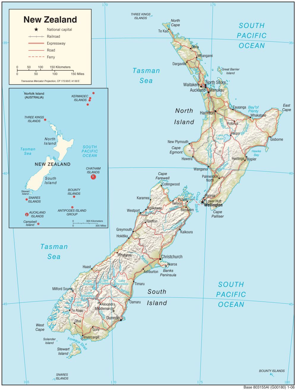 [Update] Bản đồ hành chính đất nước New Zealand (New Zealand Map) phóng to năm 2022 36