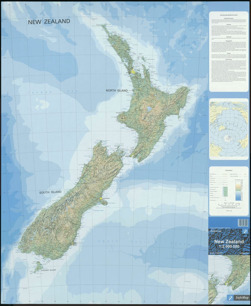[Update] Bản đồ hành chính đất nước New Zealand (New Zealand Map) phóng to năm 2022 34