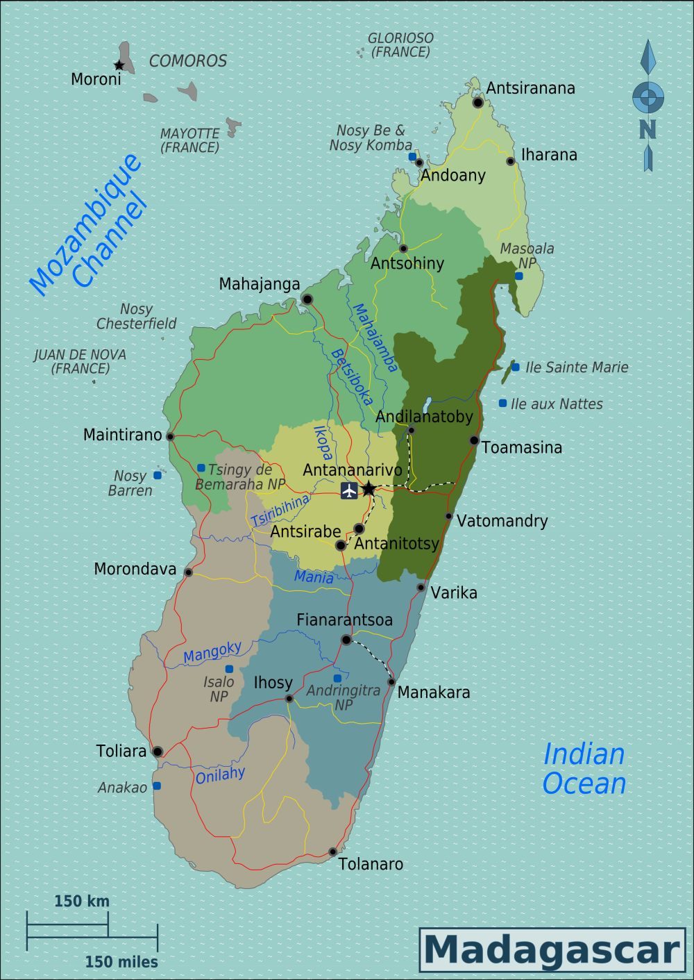 [Update] Bản đồ hành chính đất nước Madagascar (Madagascar Map) phóng to năm 2022 22