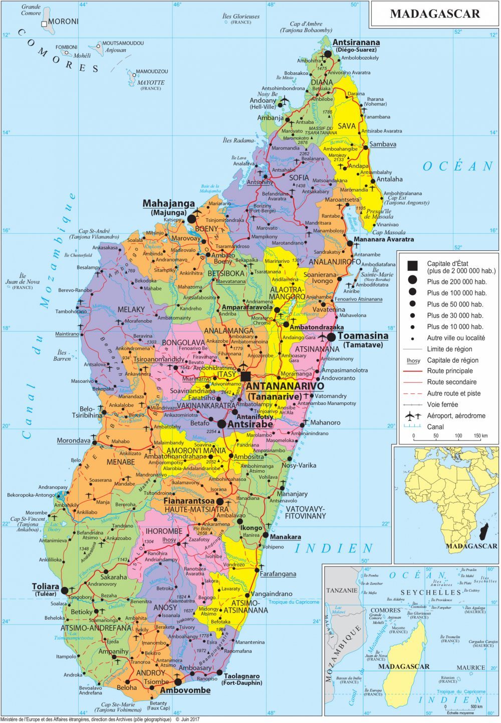 [Update] Bản đồ hành chính đất nước Madagascar (Madagascar Map) phóng to năm 2022 21