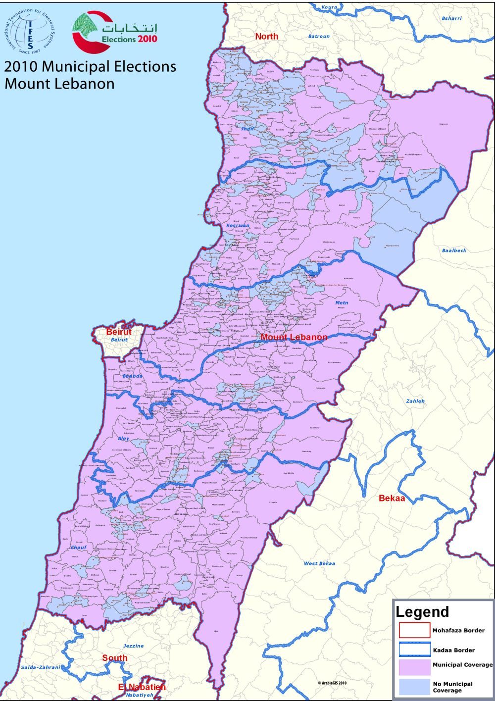 [Update] Bản đồ hành chính đất nước Liban (Liban Map) phóng to năm 2022 26