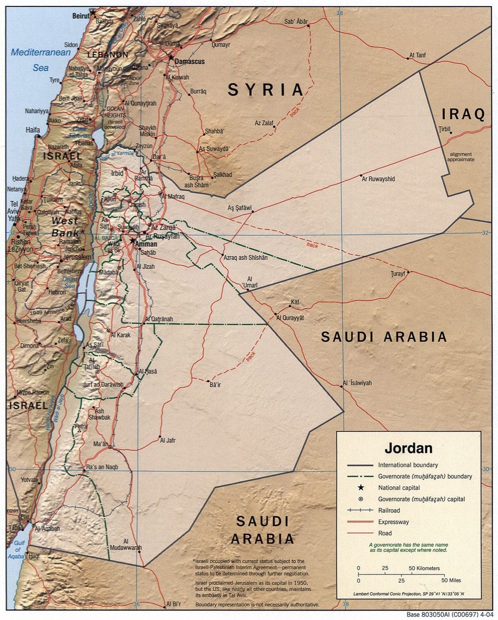 [Update] ​​​​​​​Bản đồ đất nước Jordan (Jordan Map) phóng to năm 2022 20